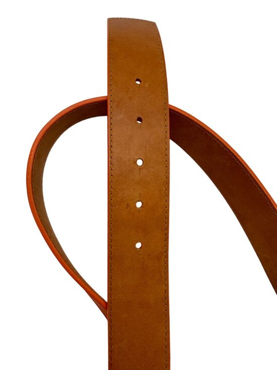 Tory Burch Miller Reversible Orange Belt  S (32-35\